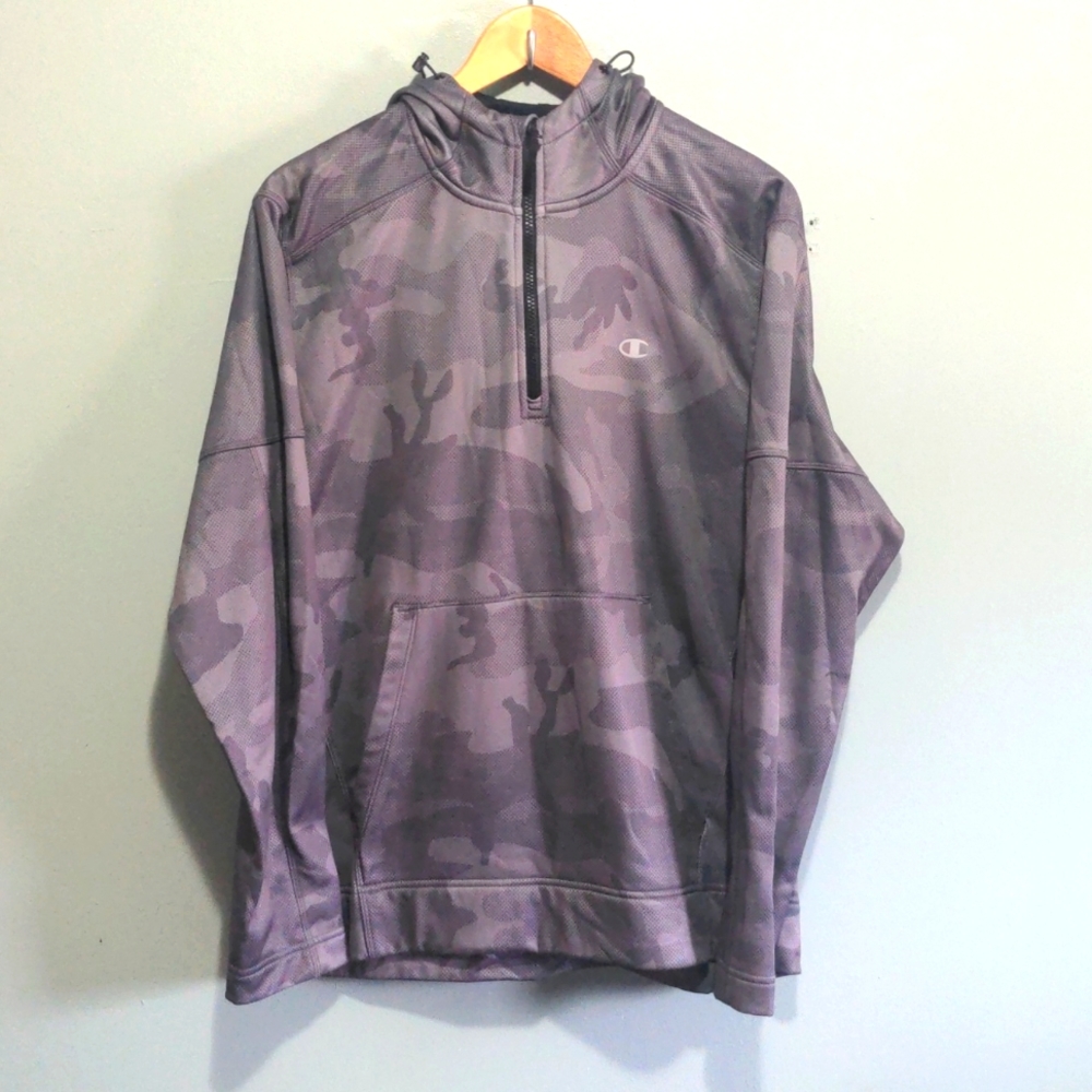 Champion men's large camo sweater / jacket